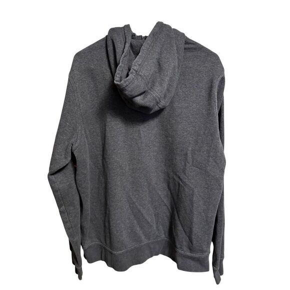 Vintage Nike Hoodie Sweatshirt Mens XL Grey Zip Solo Swoosh Essential Y2K - Picture 2 of 8